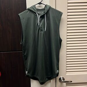 BYLT Lux Sleeveless Hoodie Medium Green